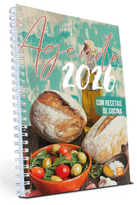 AGENDA 2026 CON RECETAS DE COCINA