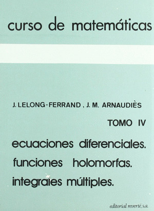 ECUACIONES DIFERENCIALES. FUNCIONES HOLOMORFAS. INTEGRALES M