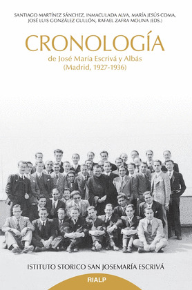 CRONOLOGIA DE JOSE MARIA ESCRIVA Y ALBAS