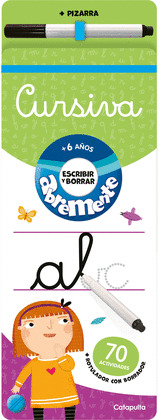 ABREMENTE ESCRIBIR Y BORRAR - CURSIVA (INCLUYE UNA PIZARRA)