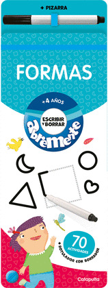 ABREMENTE ESCRIBIR Y BORRAR  - FORMAS (INCLUYE UNA PIZARRA)