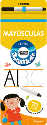 ABREMENTE ESCRIBIR Y BORRAR  - MAYÚSCULAS (INCLUYE UNA PIZARRA)