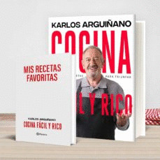 PACK COCINA FACIL Y RICO KARLOS ARGUIÑANO (DE REGALO LIBRETA PARA APUNTAR TUS RECETAS FAVORITAS)
