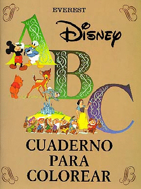 ABC DISNEY. CUADERNO PARA COLOREAR
