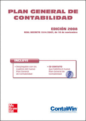 PLAN GENERAL DE CONTABILIDAD (EDICION 2008 (+CD))