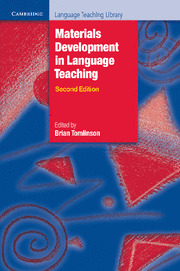 MATERIALS DEVELOPMENT LANGUAGE TEACHING