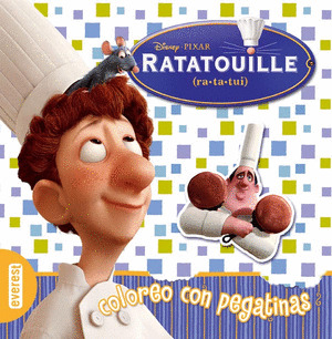 COLOREO CON PEGATINAS. RATATOUILLE