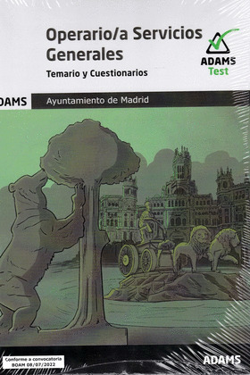 OPERARIO;A SERVICIOS GENERALES - TEMARIO Y CUESTIONARIOS