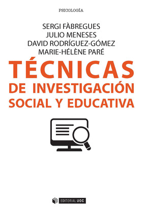 TECNICAS DE INVESTIGACION SOCIAL Y EDUCATIVA