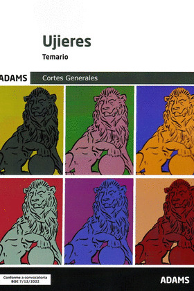 TEMARIO UJIERES CORTES GENERALES