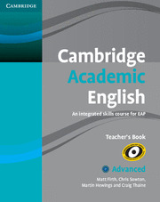 C.ACADEMIC ENGLISH ADVANCED (C1). TEACHER'S BOOK