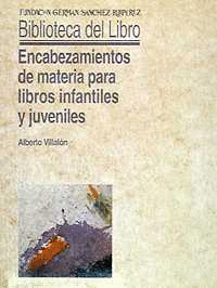 ENCABEZAMIENTOS DE MATERIA PARA LIBROS INFANTILES Y JUVENILES