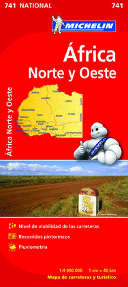 AFRICA NORTE OESTE MAPA 741