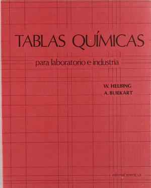 QUIMICA. TABLAS PARA LABORATORIO E INDUSTRIA