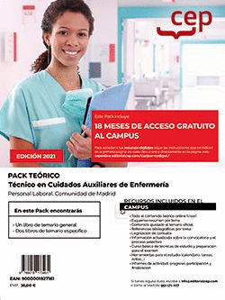 PACK TEÓRICO. TÉCNICO EN CUIDADOS AUXILIARES DE ENFERMERÍA (PERSONAL LABORAL)