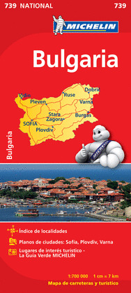 MAPA NACIONAL-BULGARIA (739) 2012