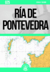 CARTA NAUTICA G25. RIA DE PONTEVEDRA PLEGADA