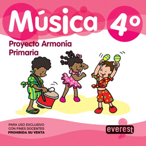 CD MÚSICA 4º. PROYECTO ARMONÍA. PRIMARIA