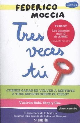 PACK: TRES VECES TU + BLOC DE NOTAS CON CITAS DE LA TRILOGIA