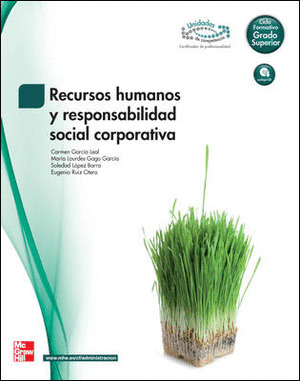 RECURSOS HUMANOS Y RESPONSABILIDAD SOCIAL CORPORATIVA, CICLO FORMATIVO DE GRADO SUPERIOR