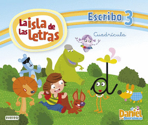 ISLA DE LAS LETRAS 3 ESCRIBO 13 CUADRICULA EI