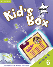 KID'S BOX AMERICAN ENGLISH LEVEL 6 WORKBOOK WITH CD-ROM