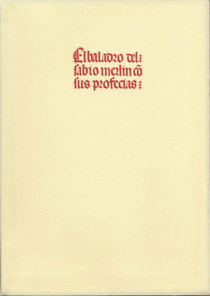 BALADRO DEL SABIO MERLIN O SUS PROFECIAS, EL
