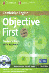 OBJECTIVE FIRST. STUDENT'S BOOK WITH ANSWERS. WITH CD-ROM AND CLASS AUDIO CDS