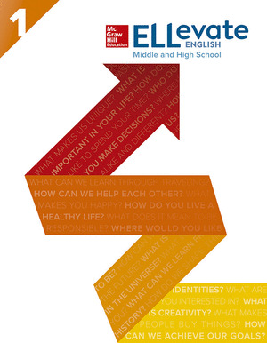 ELLEVATE ENGLISH: MIDDLE AND HIGH SCHOOL  STUDENT BOOK LEVEL 1