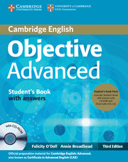 OBJECTIVE ADVANCED, STUDENT'S BOOK PACK (STUDENT'S BOOK WITH ANSWERS WITH CD-ROM AND CLAS