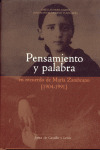 PENSAMIENTO Y PALABRA: RECUERDO MARIA ZAMBRANO
