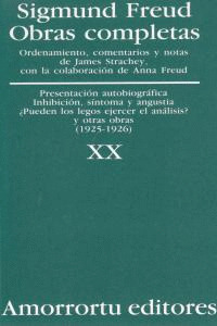 OBRAS COMPLETAS FREUD. VOLUMEN XX: PRESENTACION AUTOBIOGRAFICA. INHIBICION, SINTOMA Y ANGUSTIA (1925