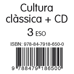 3SEC CULTURA CLASSICA + CD CATAL ED10