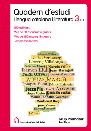 QUADERN DŽESTUDI LLENGUA CATALANA I LITERATURA 3 ESO LA CASA DEL SABER CATALAN G
