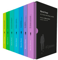 ESTUCHE VACIO PARA 7 VOLUMENES PROUST