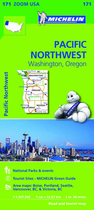 PACIFIC NORTHWEST 171  *MAPA MICHELIN 2014*