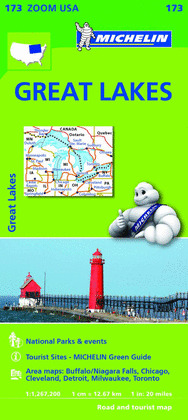 GREAK LAKES 173  *MAPA MICHELIN 2014*