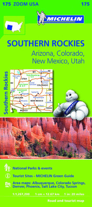 SOUTHERN ROCKIES 175  *MAPA MICHELIN 2014*