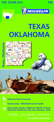 TEXAS OKLAHOMA 176  *MAPA MICHELIN 2014*