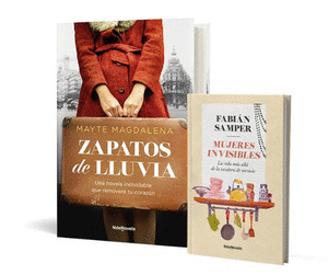 PACK ZAPATOS DE LLUVIA + MUJERES INVISIBLES (LA VIDA MÁS ALLÁ DE LA ESCALERA DE SERVICIO)