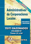 TEMARIO I ADMINISTRATIVOS CORPORACIONES LOCALES DE AYUNTAMIENTOS Y DIPUTACIONES