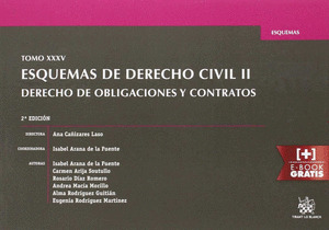 TOMO XXXV ESQUEMAS DE DERECHO CIVIL II DERECHO DE OBLIGACIONES Y CONTRATOS 2ª ED