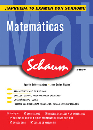 SCHAUM, MATEMATICAS, BACHILLERATO