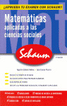 SCHAUM, MATEMATICAS APLICADAS A LAS CIENCIAS SOCIALES, BACHILLERATO