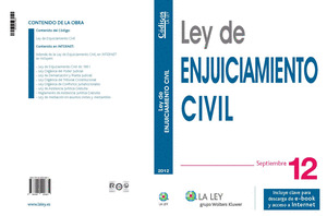 CODIGO LEY ENJUICIAMIENTO CIVIL 2012