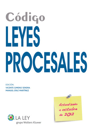 CÓDIGO LEYES PROCESALES