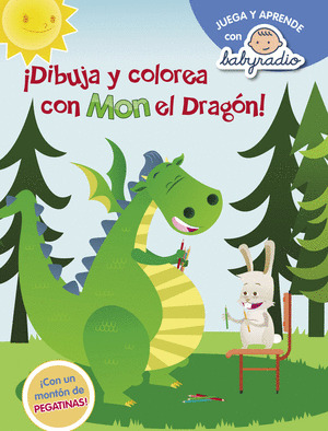 ¡DIBUJA Y COLOREA CON MON EL DRAGÓN!