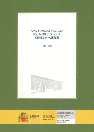 ORDENANZAS FISCALES DE IMPUESTO SOBRE BIENES INMUEBLES, AÑO 2008