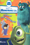 COLOREO CON PEGATINAS. MONSTRUOS, S.A.