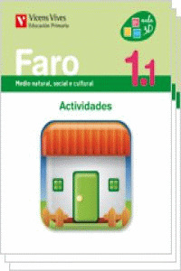 FARO 1 ACTIVIDADES. COÑECEMENTO 1º PRIMARIA. CADERNOS (1.1-1.2-1.3)